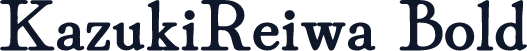 KazukiReiwa Bold