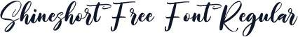 Shineshort Free Font Regular