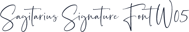 Sagitarius Signature Font W05