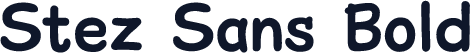 Stez Sans Bold