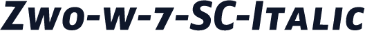 Zwo-w-7-SC-Italic