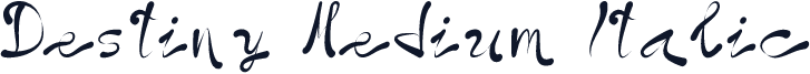 Destiny Medium Italic