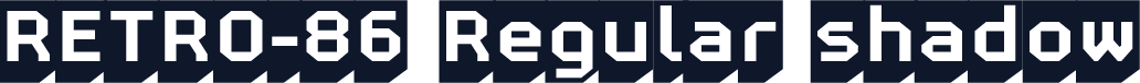 RETRO-86 Regular shadow