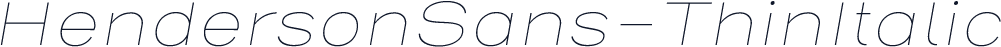 HendersonSans-ThinItalic