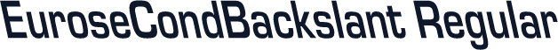 EuroseCondBackslant Regular