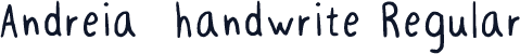 Andreia_handwrite Regular