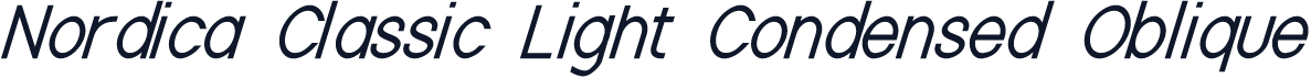 Nordica Classic Light Condensed Oblique