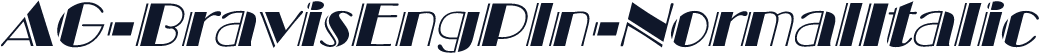 AG-BravisEngPln-NormalItalic