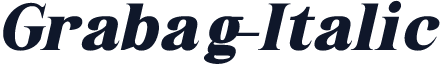 Grabag-Italic