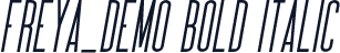 Freya_DEMO Bold Italic