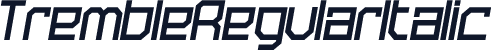 TrembleRegularItalic