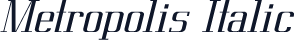 Metropolis Italic