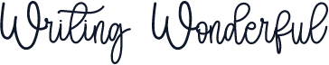 Writing Wonderful