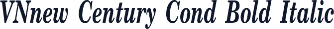 VNnew Century Cond Bold Italic