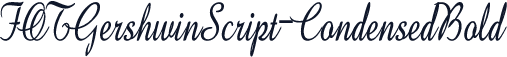 FOTGershwinScript-CondensedBold