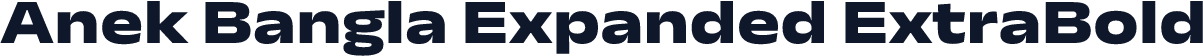 Anek Bangla Expanded ExtraBold