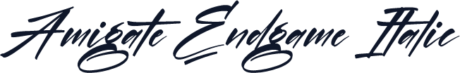 Amigate Endgame Italic