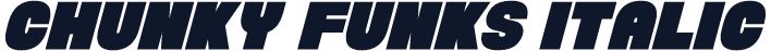 Chunky Funks Italic