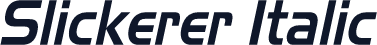 Slickerer Italic