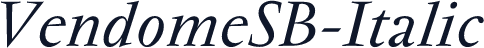 VendomeSB-Italic