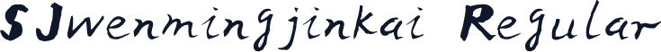 SJwenmingjinkai Regular