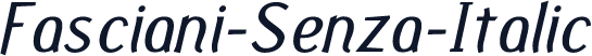 Fasciani-Senza-Italic