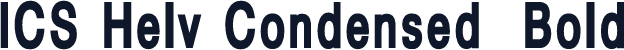 ICS Helv Condensed  Bold