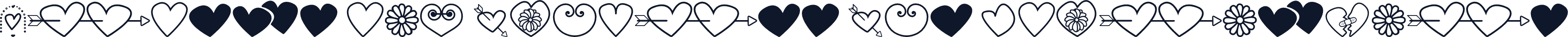 hearts and flowers for valentines