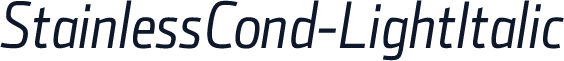 StainlessCond-LightItalic