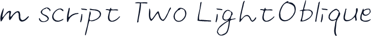 m script Two LightOblique
