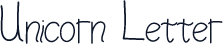 Unicorn Letter
