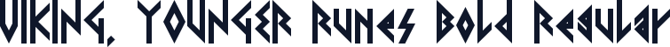 VIKING, YOUNGER Runes Bold Regular