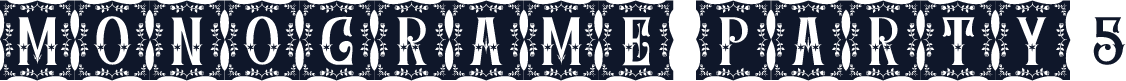 MONOGRAME PARTY 5