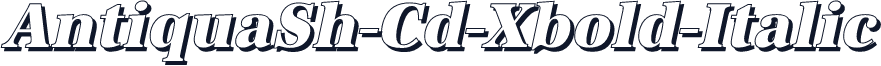 AntiquaSh-Cd-Xbold-Italic