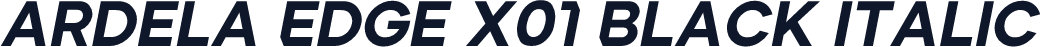 Ardela Edge X01 Black Italic