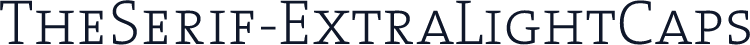 TheSerif-ExtraLightCaps
