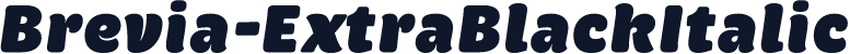 Brevia-ExtraBlackItalic