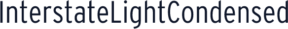 InterstateLightCondensed