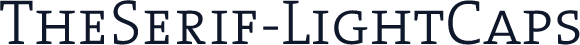 TheSerif-LightCaps