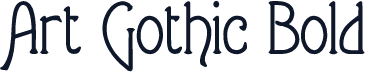 Art Gothic Bold