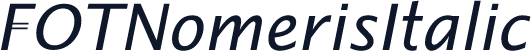 FOTNomerisItalic