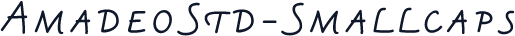 AmadeoStd-Smallcaps