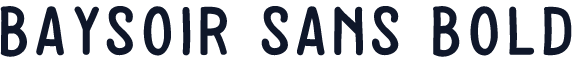 Baysoir Sans Bold