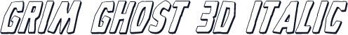 Grim Ghost 3D Italic