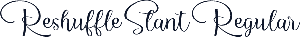Reshuffle Slant Regular