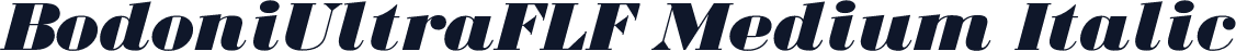 BodoniUltraFLF Medium Italic