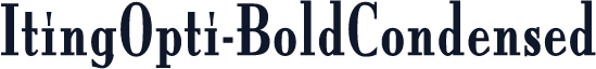 ItingOpti-BoldCondensed