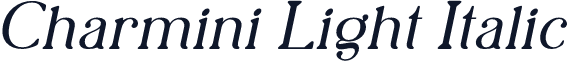 Charmini Light Italic