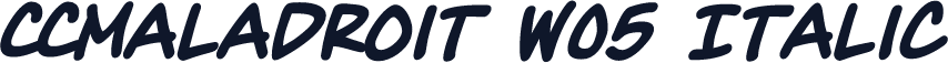 CCMaladroit W05 Italic