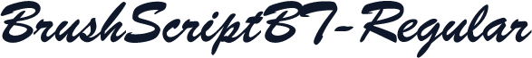 BrushScriptBT-Regular